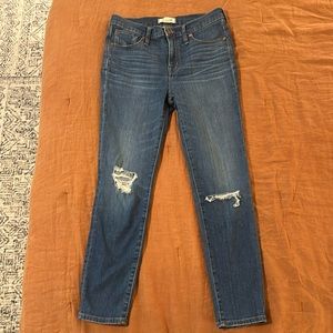 Madewell 9inch skinny high rise CROP